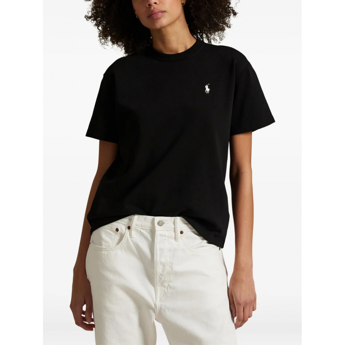 T-shirt 'Logo-Embroidered' pour Femmes