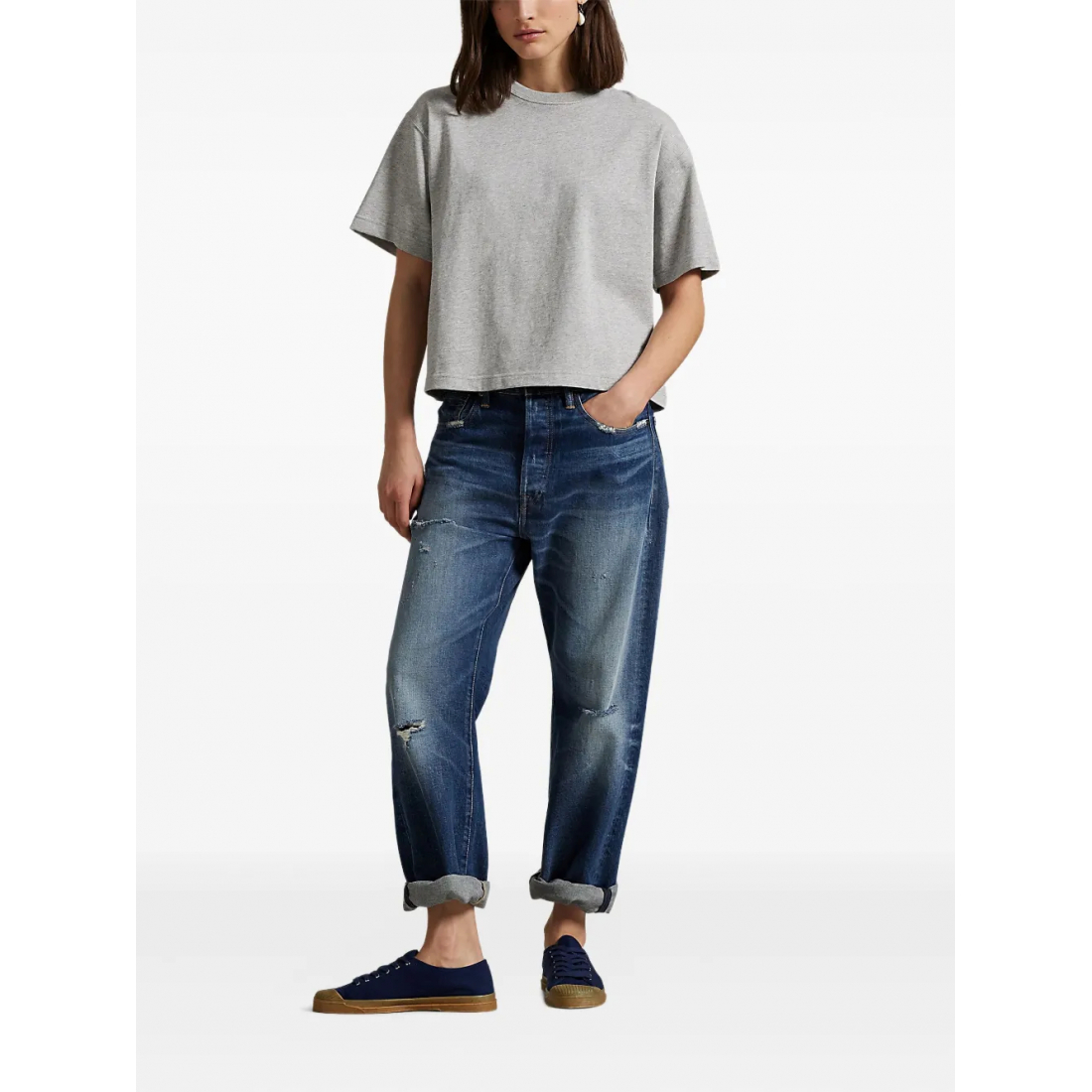 T-shirt 'Polo Pony-Embroidered' pour Femmes