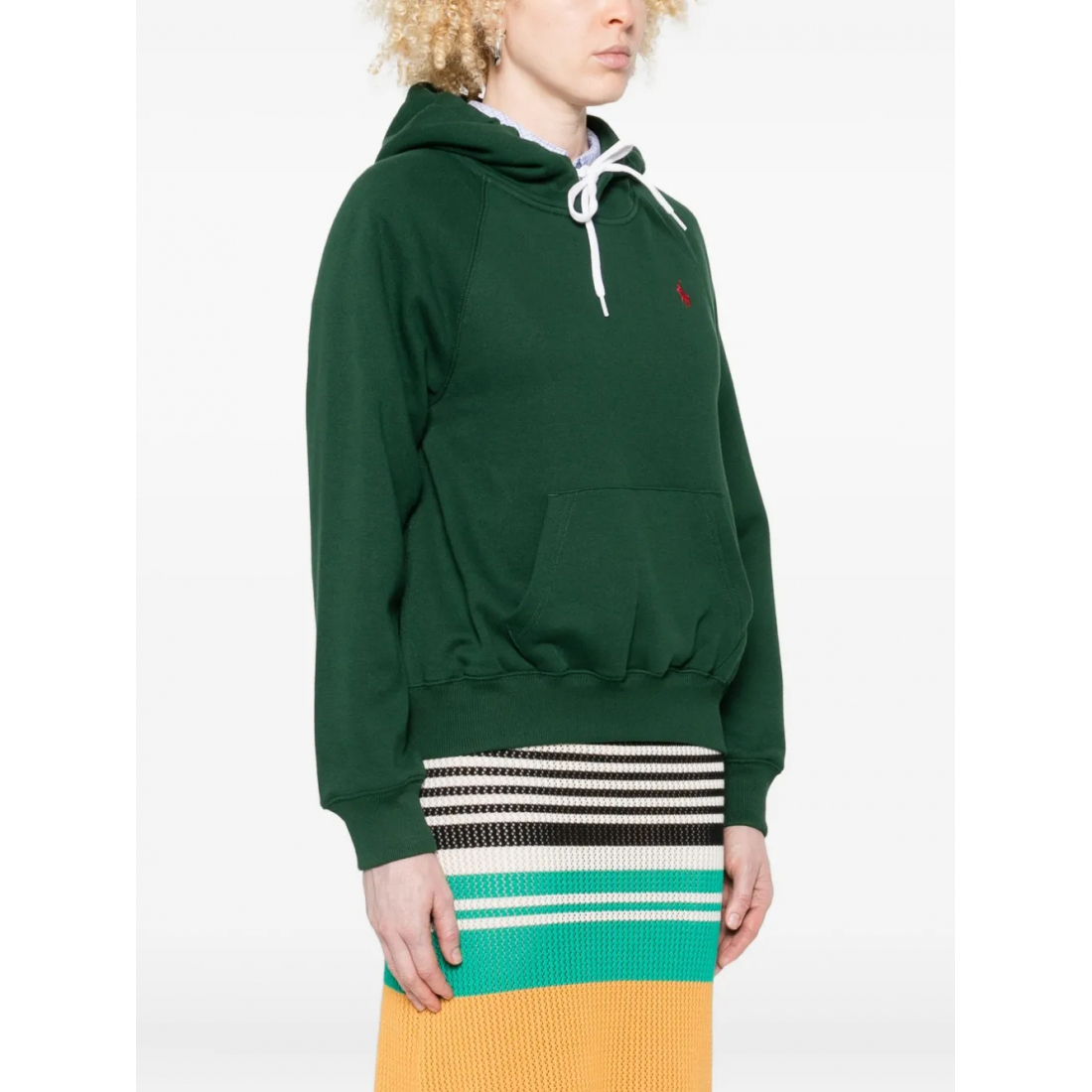 Women's 'Embroidered-Logo' Hoodie