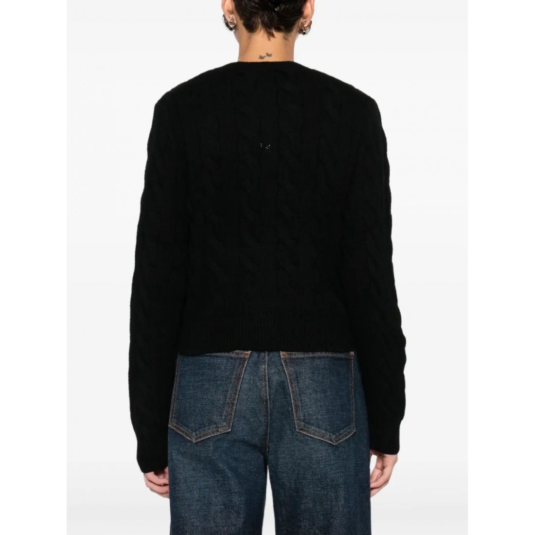 Cardigan 'Cable-Knit Buttoned' pour Femmes