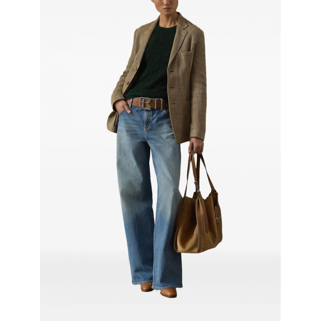 Pull 'Cable-Knit' pour Femmes