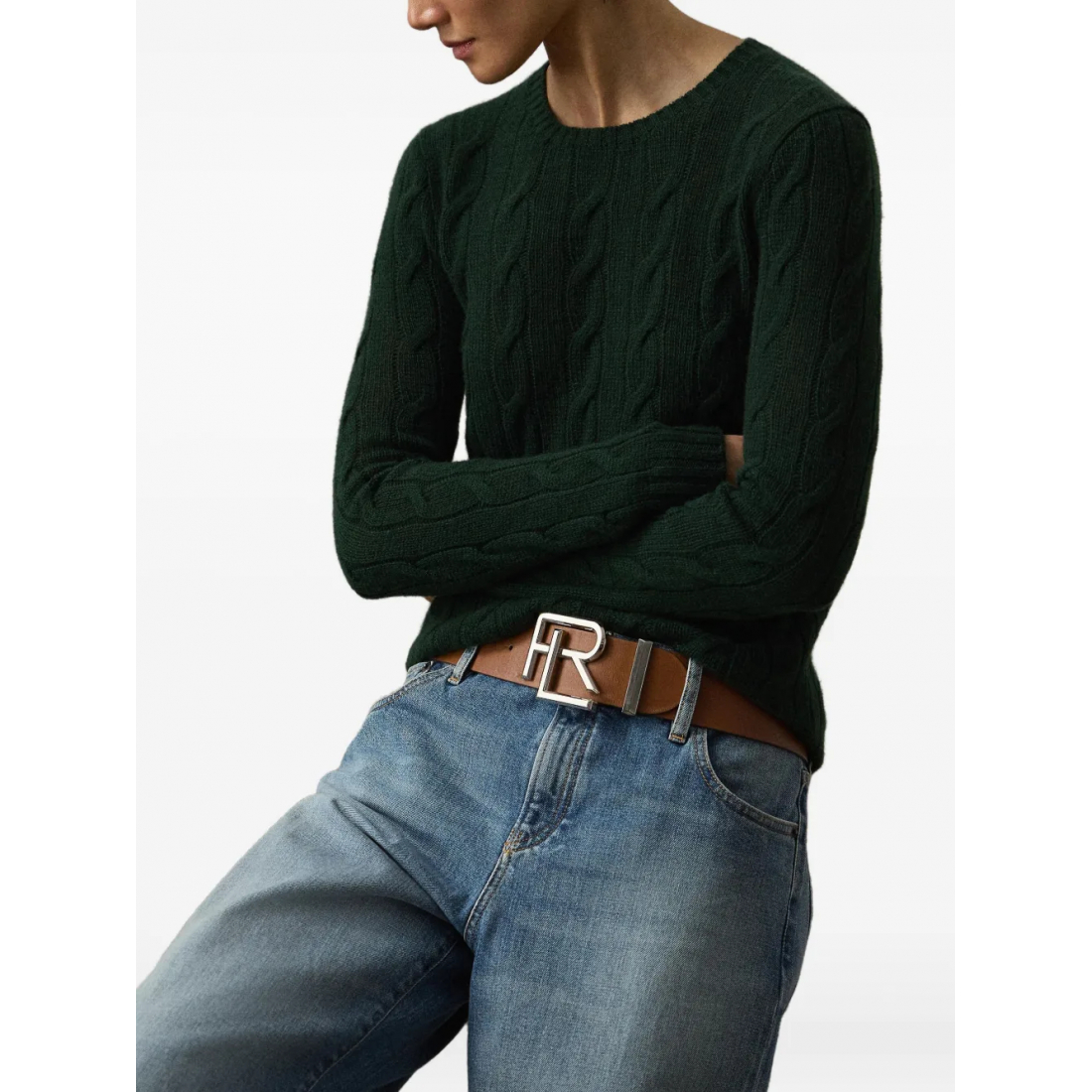 Pull 'Cable-Knit' pour Femmes