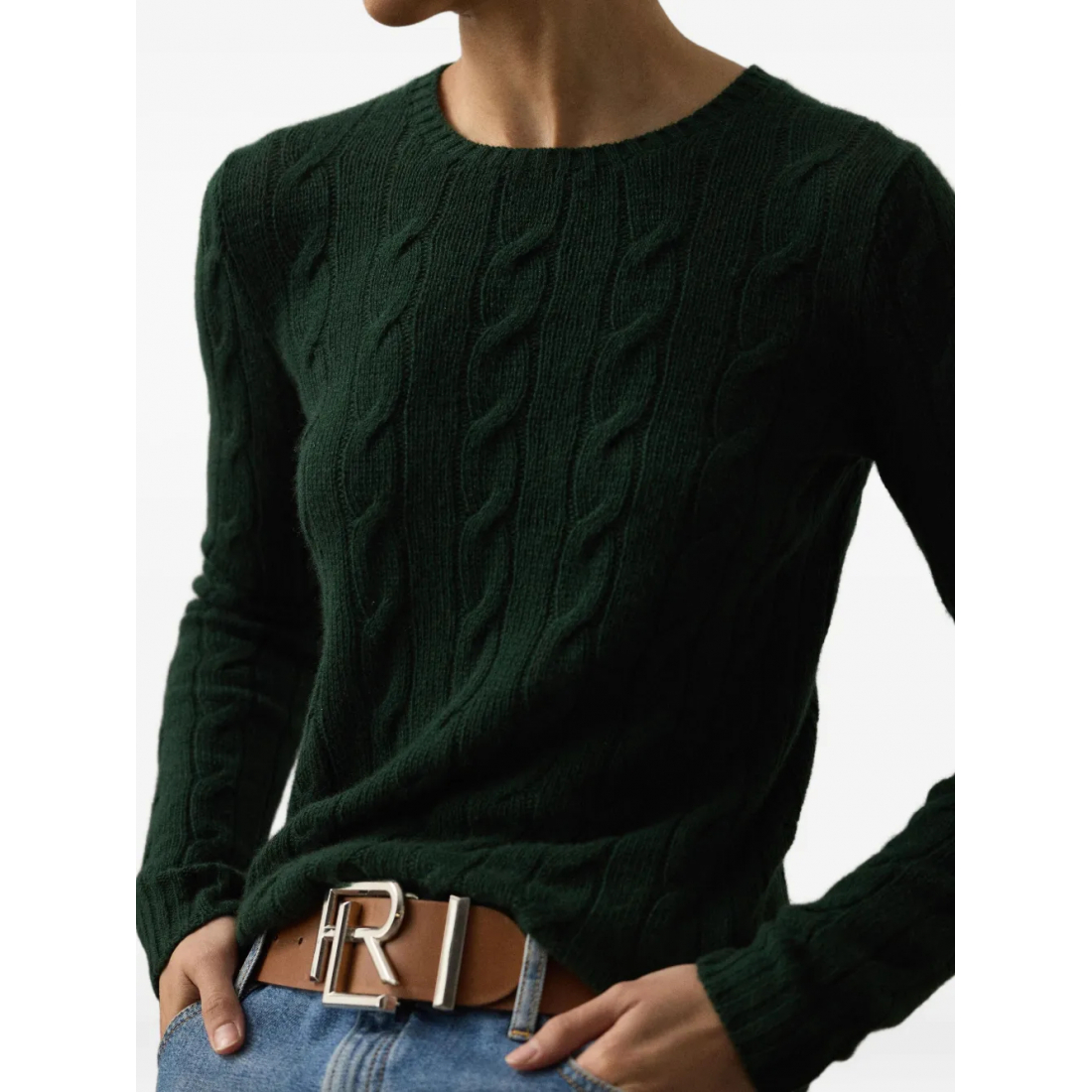 Pull 'Cable-Knit' pour Femmes