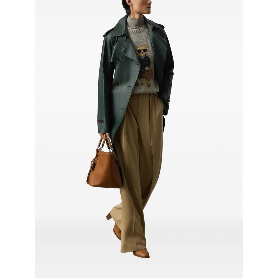 Pull 'Bear-Motif Knitted' pour Femmes