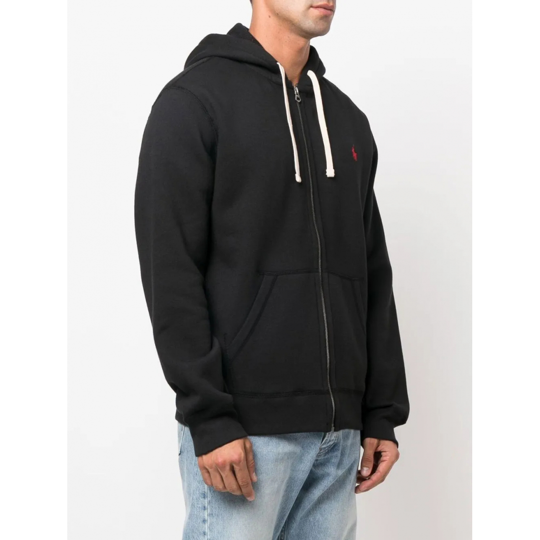 Sweatshirt à capuche  'Embroidered-Logo Zip-Up' pour Hommes