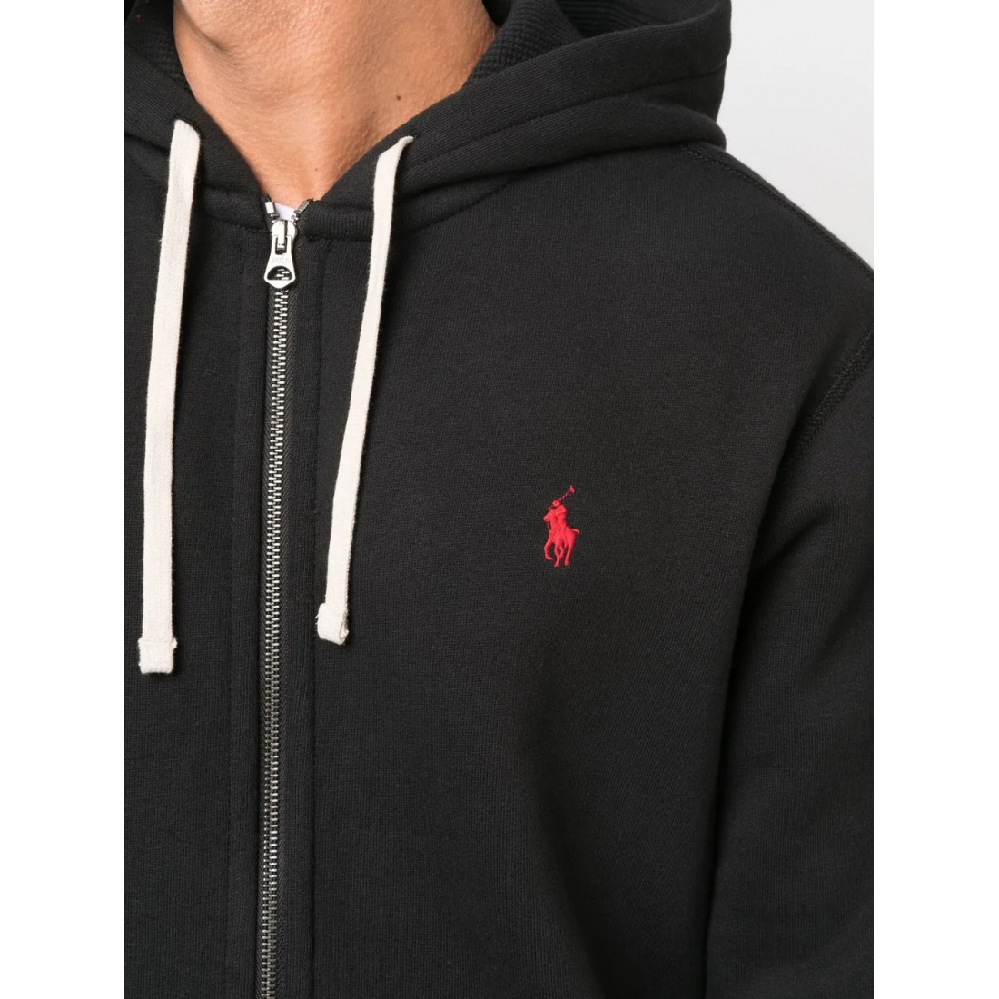 Sweatshirt à capuche  'Embroidered-Logo Zip-Up' pour Hommes