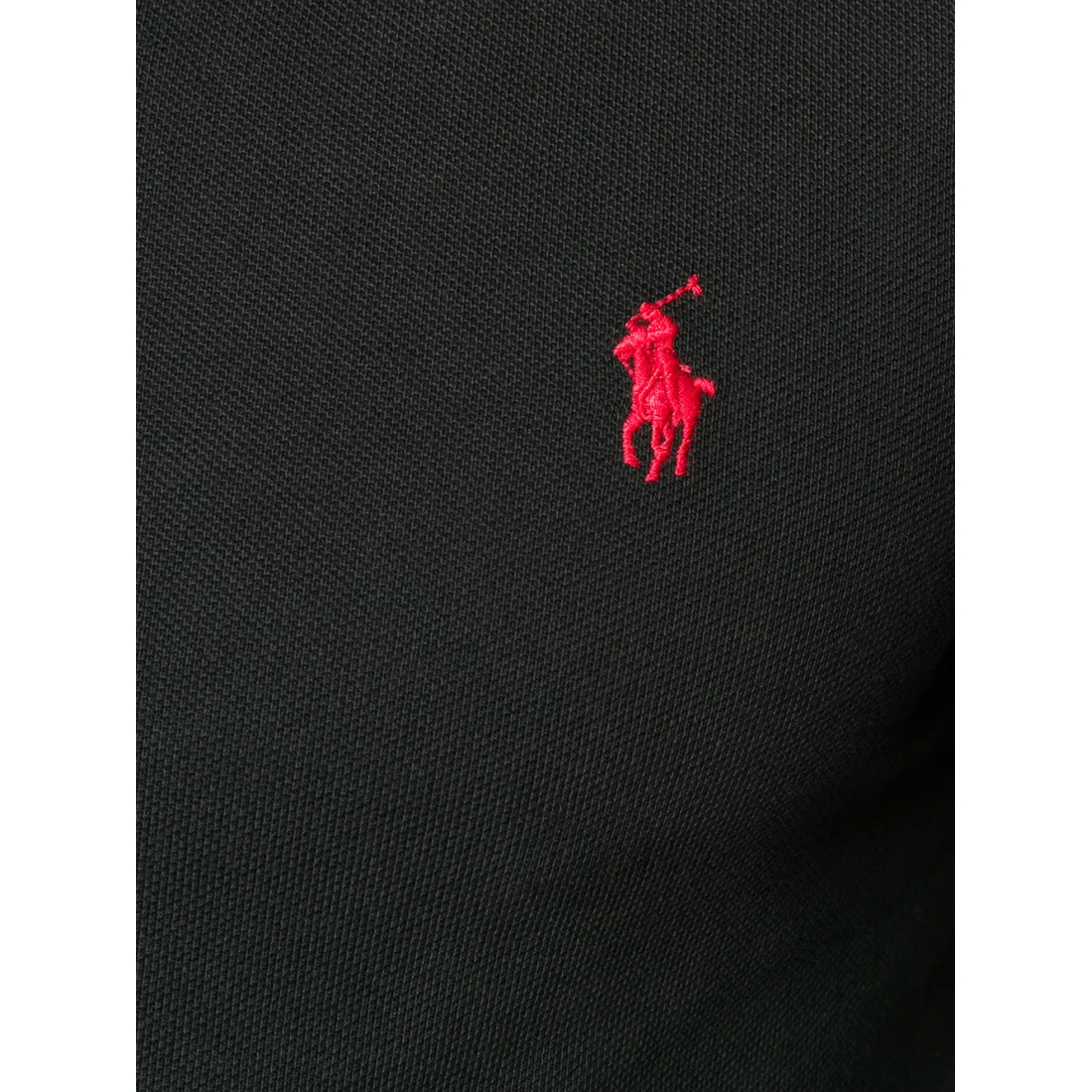 Polo manches longues 'Embroidered Logo' pour Hommes