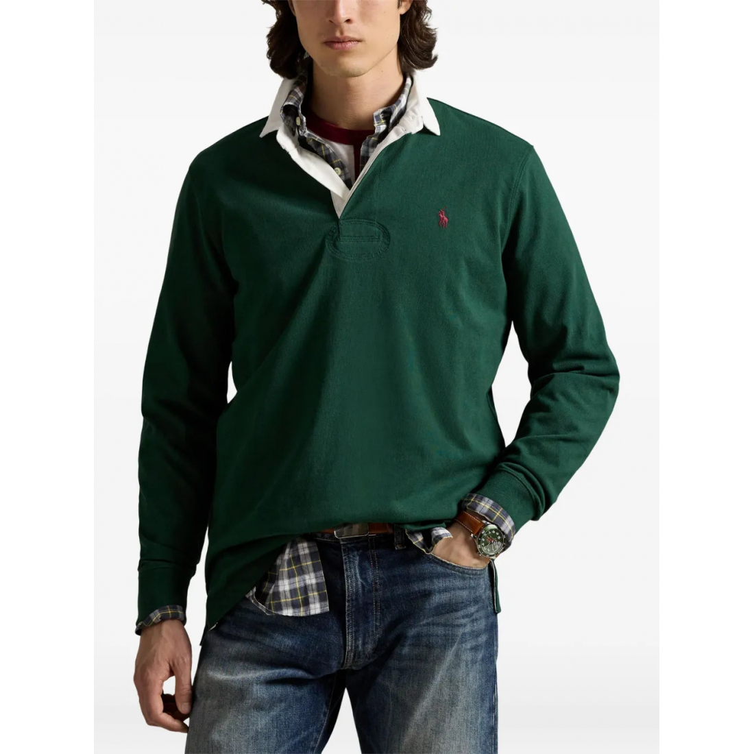 Polo manches longues 'The Iconic Rugby' pour Hommes