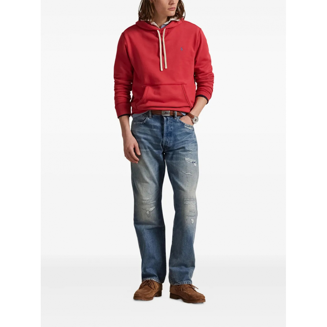 Sweatshirt à capuche  'Logo-Embroidered' pour Hommes