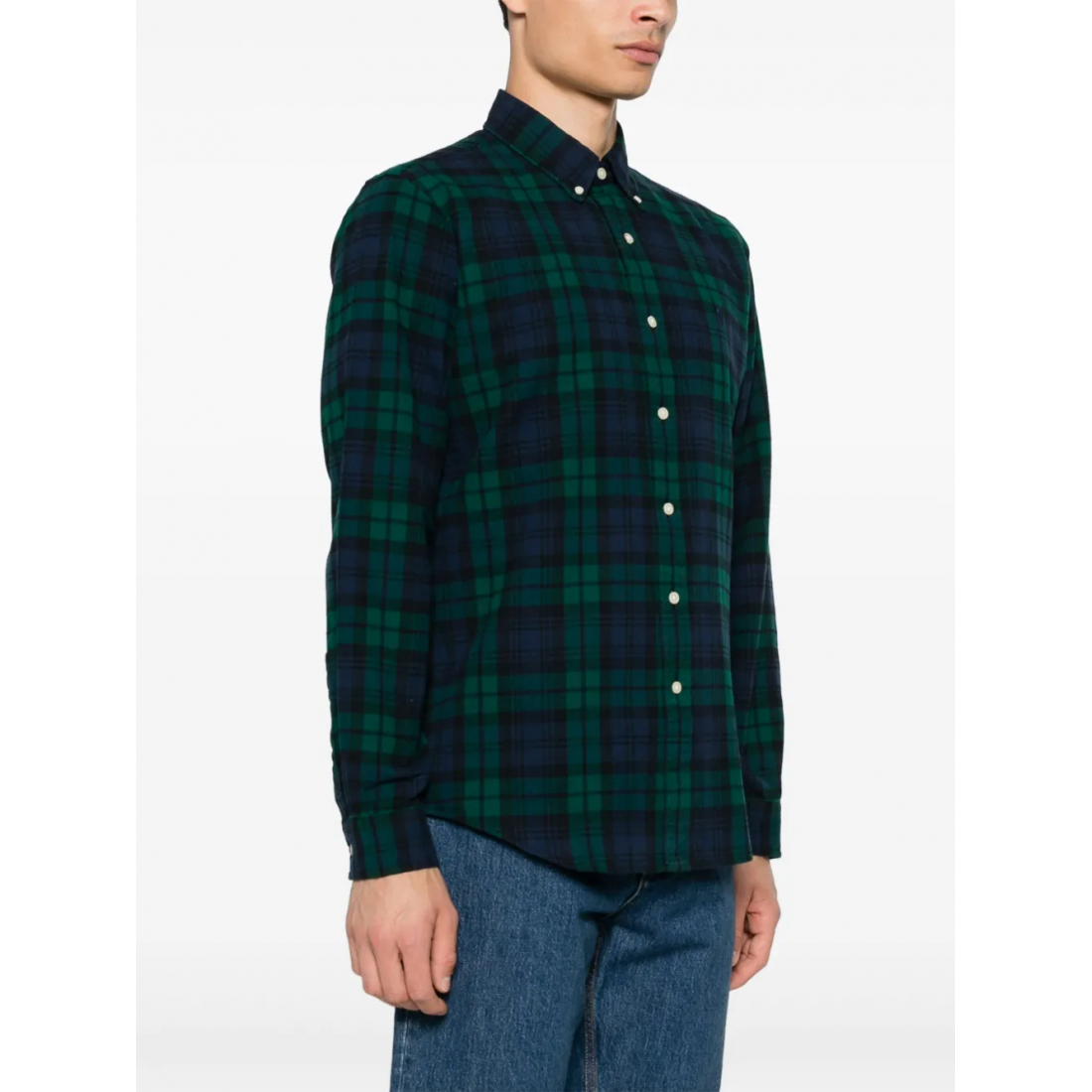 Chemise 'Plaid Brushed Oxford' pour Hommes