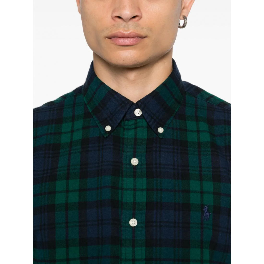 Chemise 'Plaid Brushed Oxford' pour Hommes