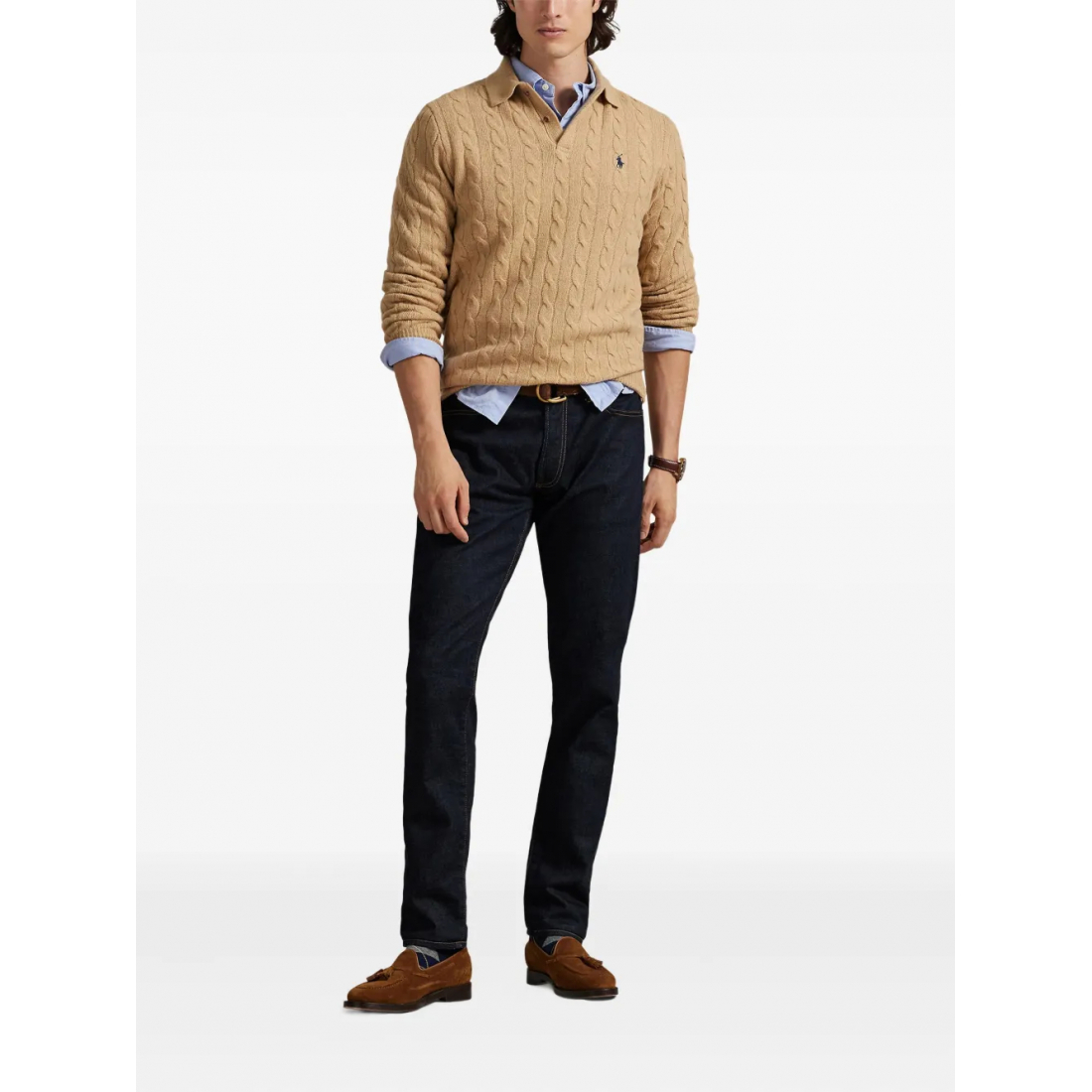 Pull 'Cable-Knit' pour Hommes