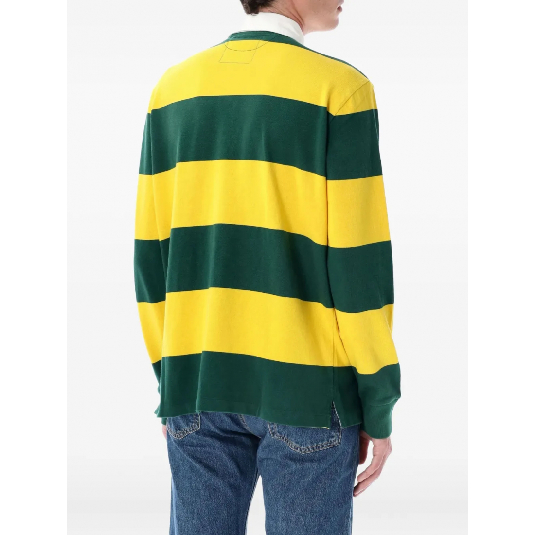 Polo manches longues 'Rugby-Stripe' pour Hommes