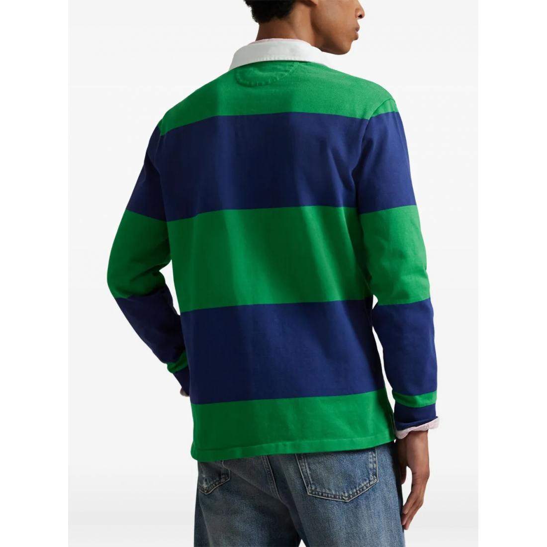 Polo manches longues 'Lauren Striped' pour Hommes