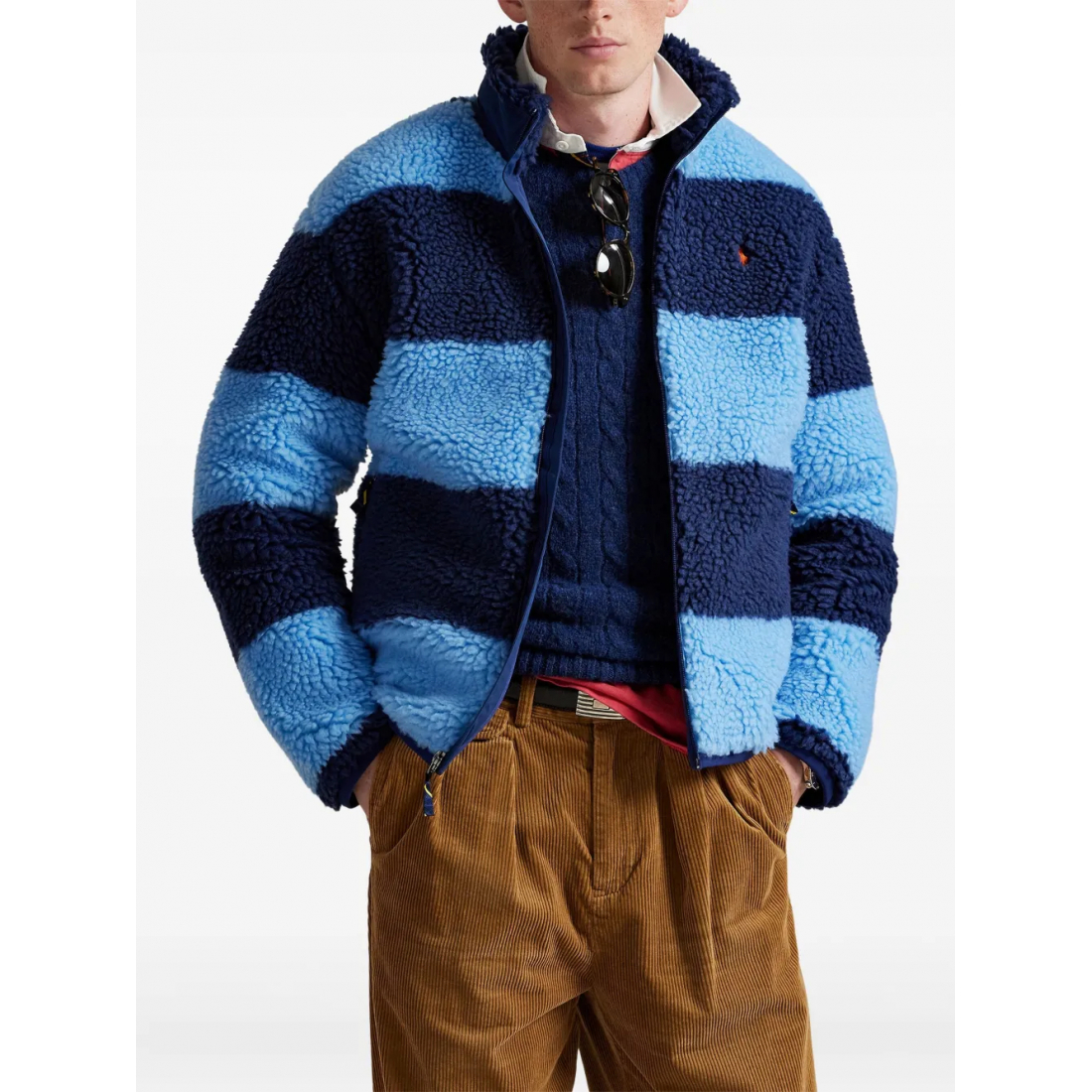 Veste 'Striped Fleece' pour Hommes