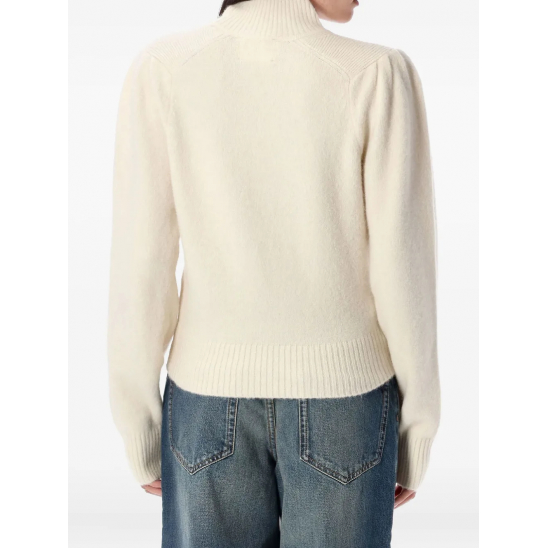 Women's 'Turtleneck Puff-Shoulder' Sweater