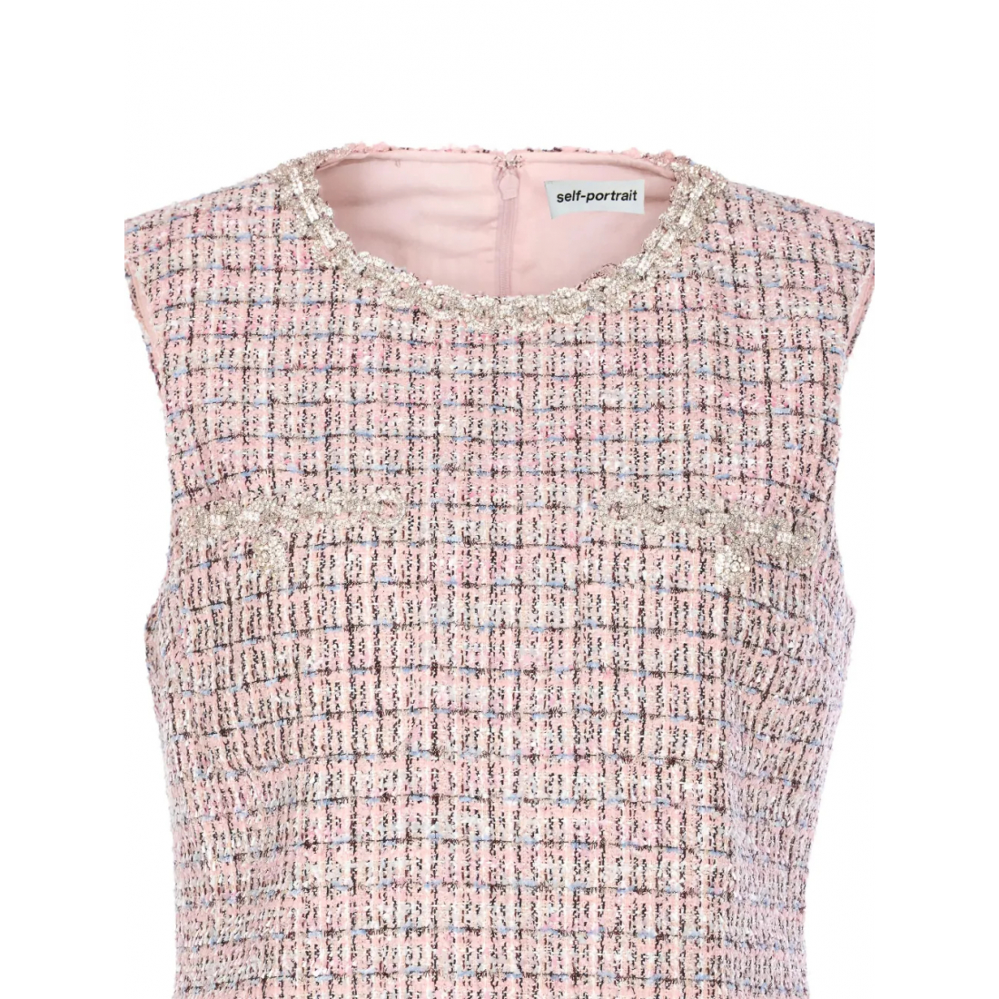 Robe mini 'Crystal-Embellished' pour Femmes