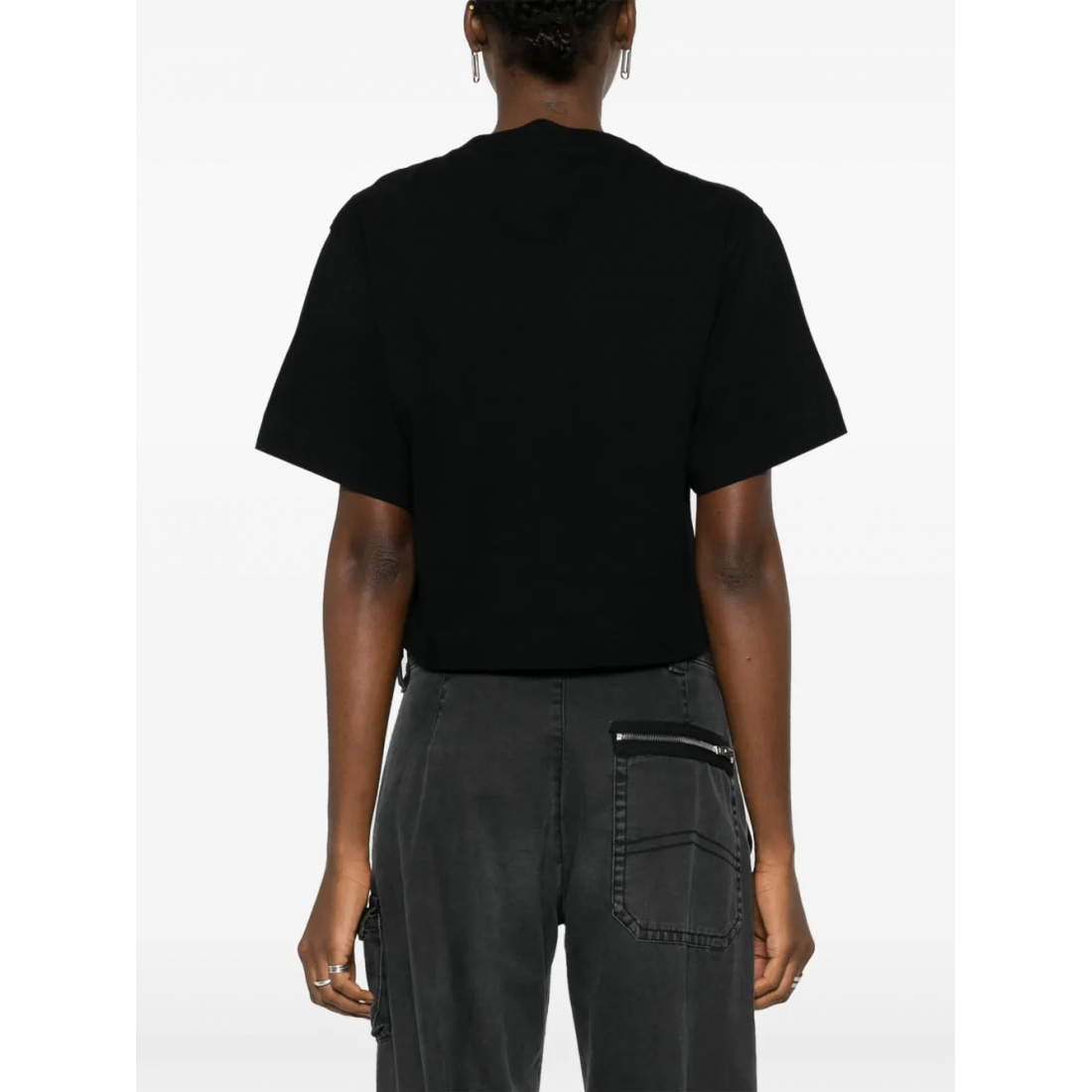 T-Shirt court 'Bookish Logo-Print' pour Femmes