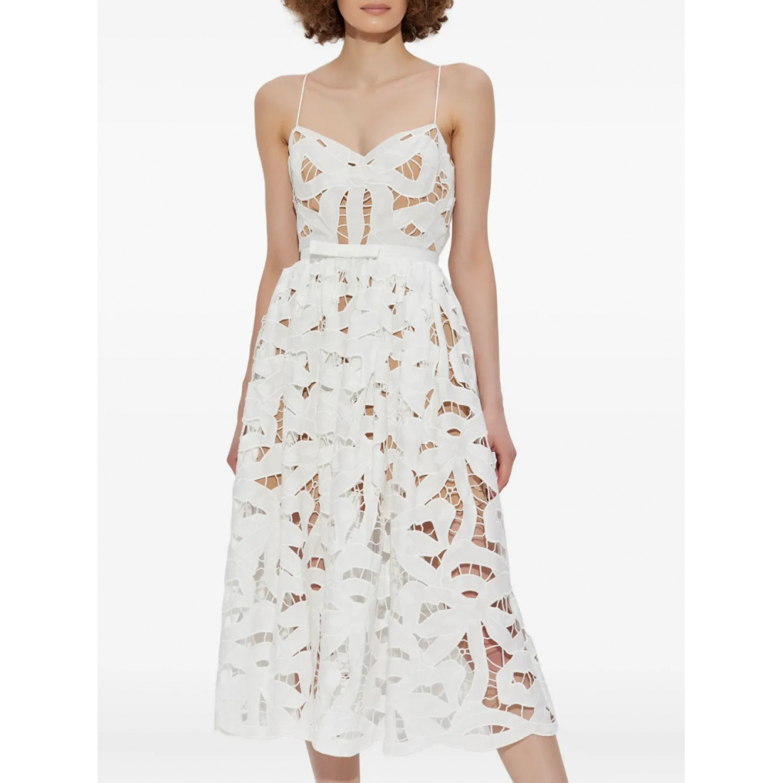 Robe Midi 'Bow-Detail' pour Femmes