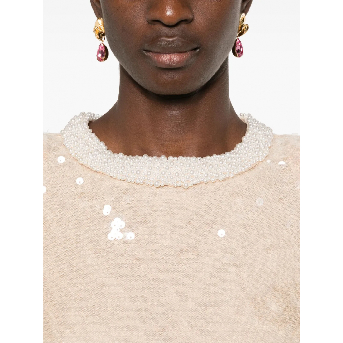 Robe mini 'Pearl-Trim' pour Femmes