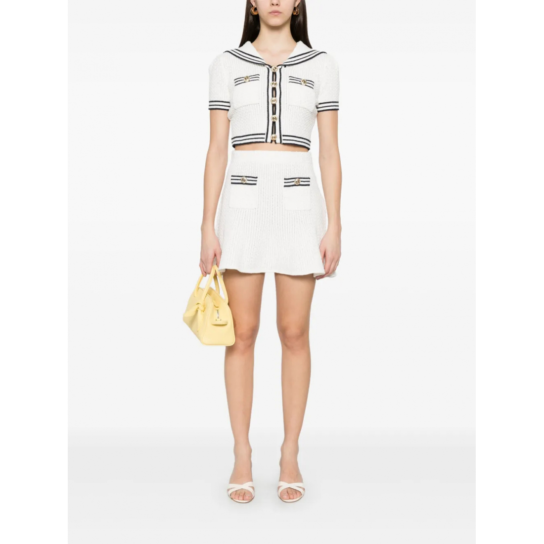 Mini Jupe 'Textured Knitted' pour Femmes