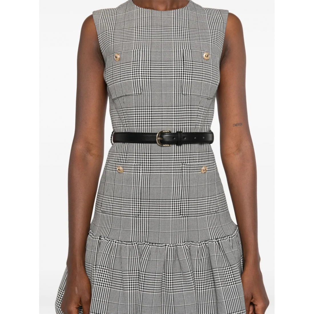 Robe mini 'Checked' pour Femmes