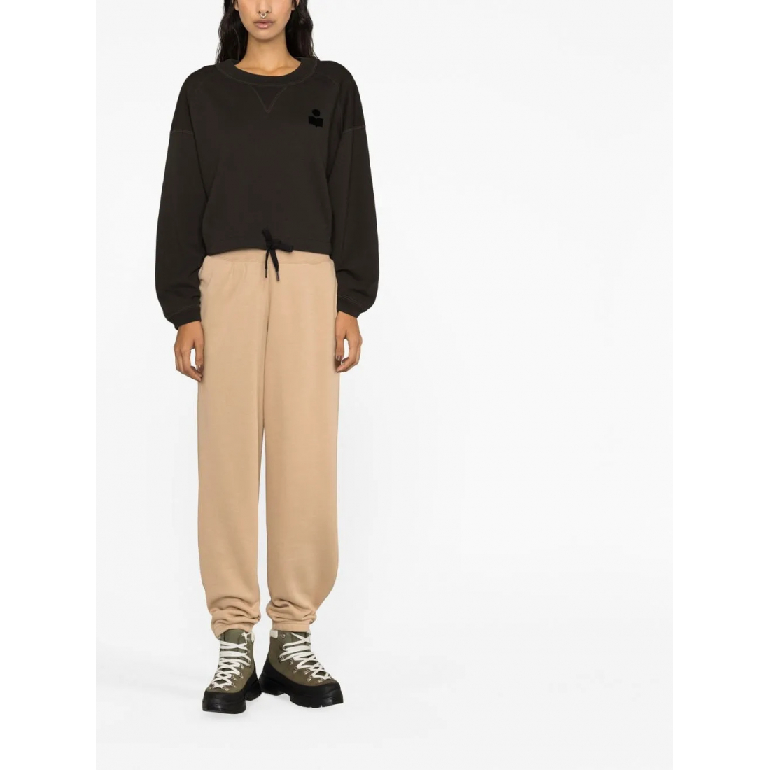 Women's 'Margo Flocked-Logo' Sweatshirt