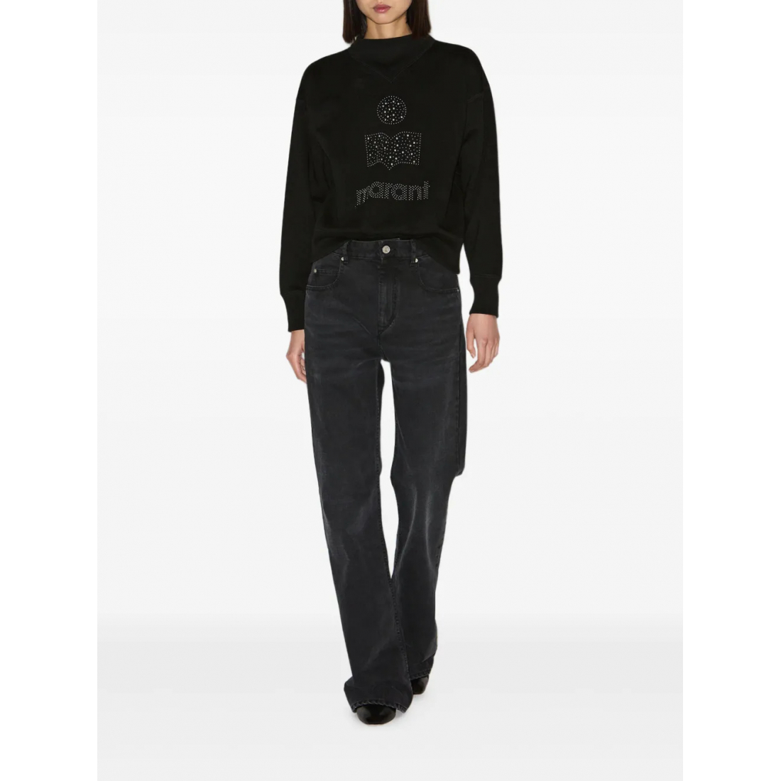 Women's 'Moby Studded-Logo' Sweatshirt