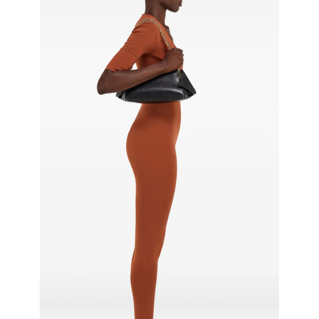 Women's 'Folded Chain-Link' Shoulder Bag