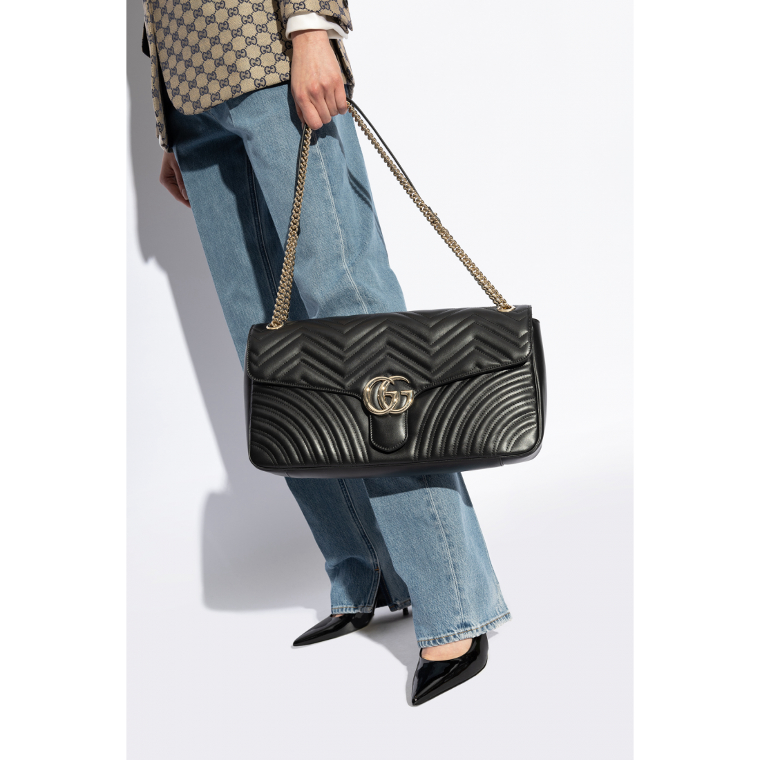 Sac à bandoulière 'GG Marmont Medium' pour Femmes