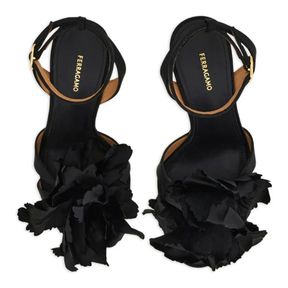 Sandales à talon 'Flower-Embellished' pour Femmes