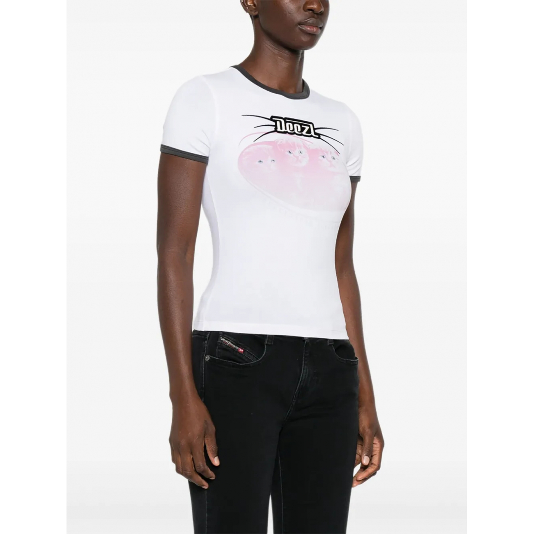 T-shirt 'Cat-Graphic' pour Femmes