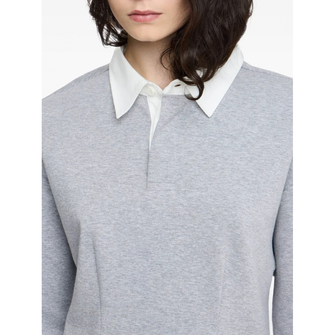 Robe mini 'Long-Sleeve Polo' pour Femmes