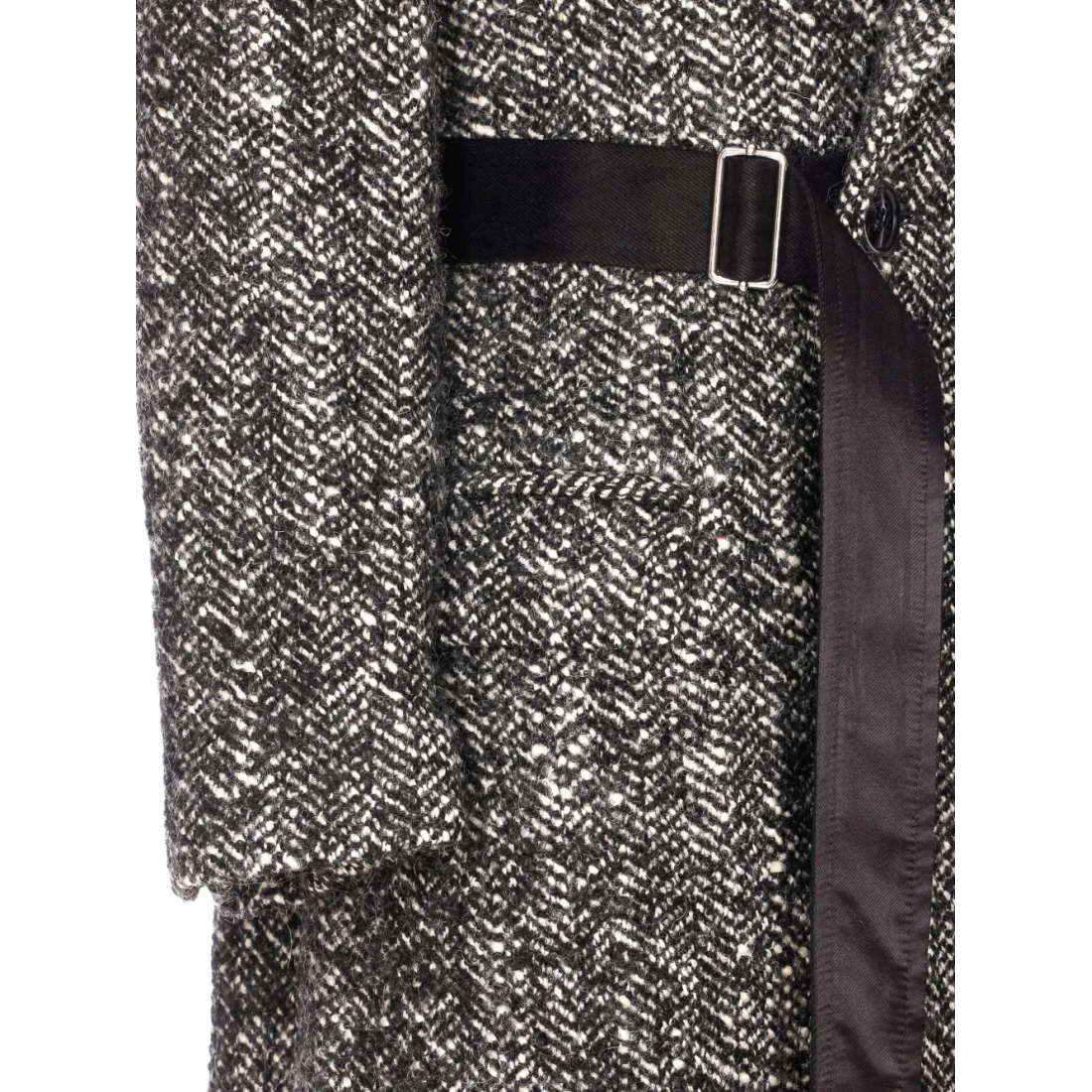 Manteau 'Herringbone Double-Breasted' pour Femmes