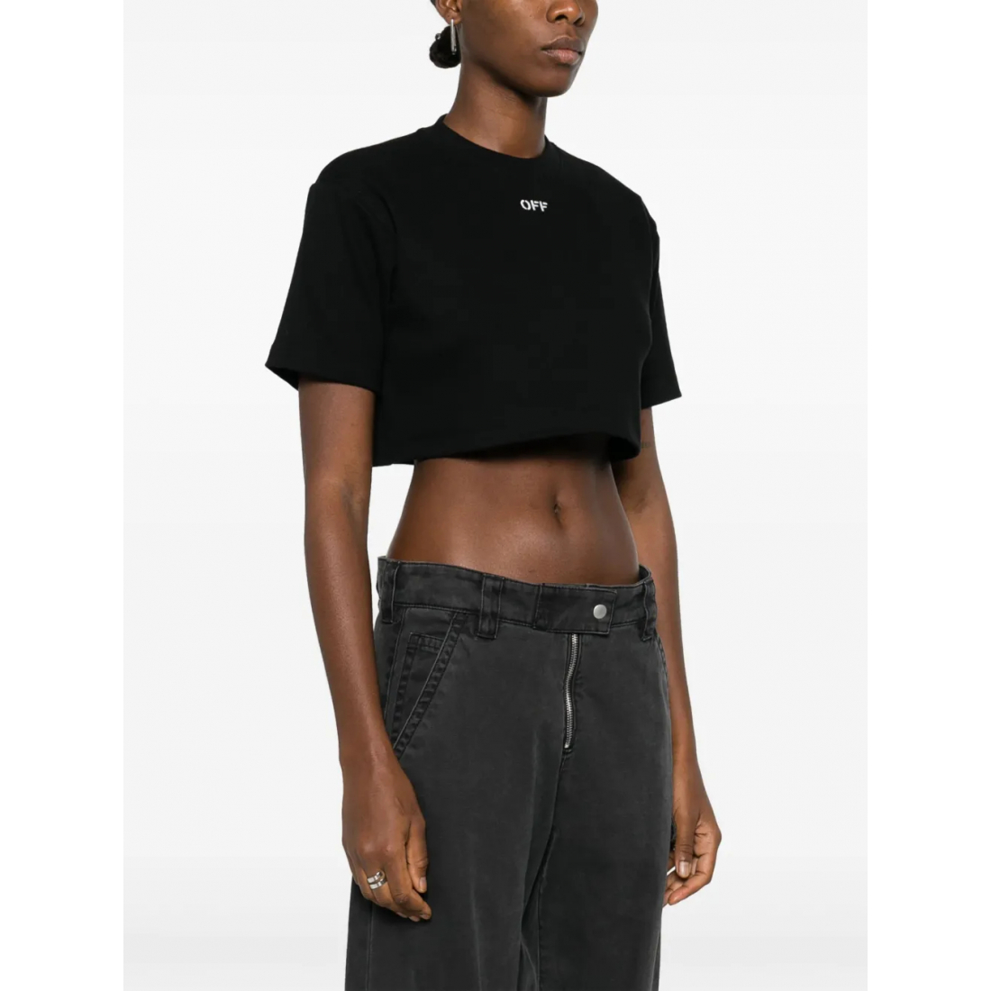 T-Shirt court 'Off-Stamp' pour Femmes