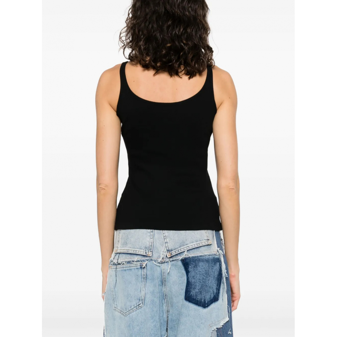 Débardeur 'Off Stamp Ribbed-Knit' pour Femmes