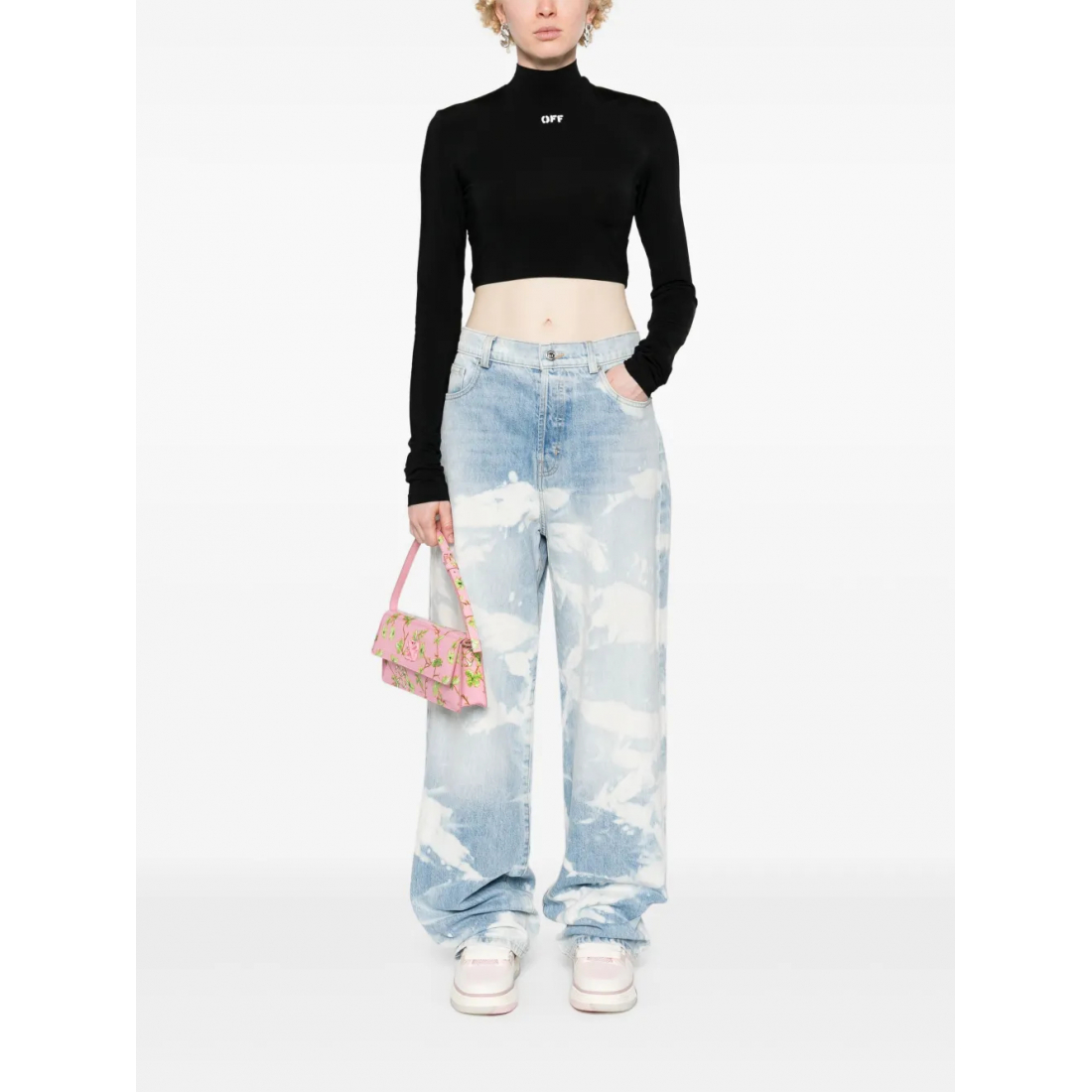 T-Shirt court 'Logo-Print' pour Femmes