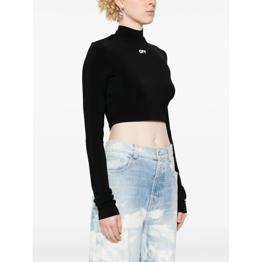 T-Shirt court 'Logo-Print' pour Femmes