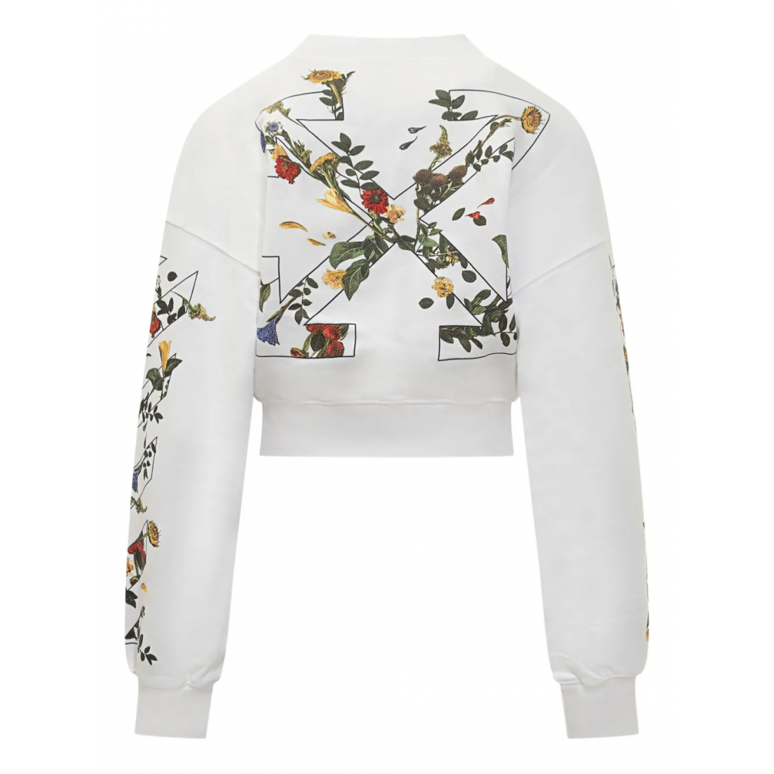 Sweatshirt 'Floral-Print Crew-Neck' pour Femmes
