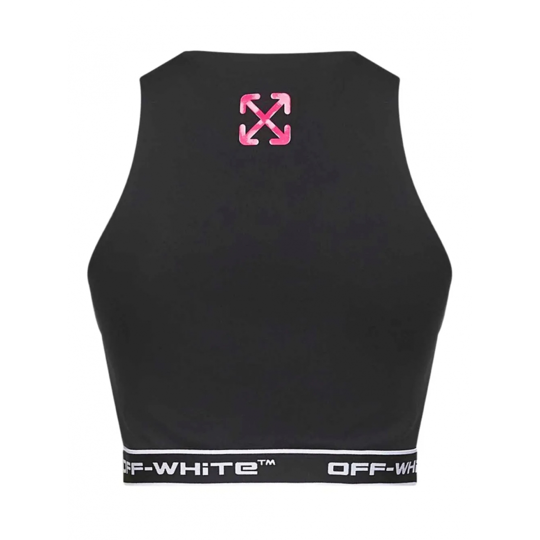 Crop Top 'Arrow-Motif Jacquard' pour Femmes