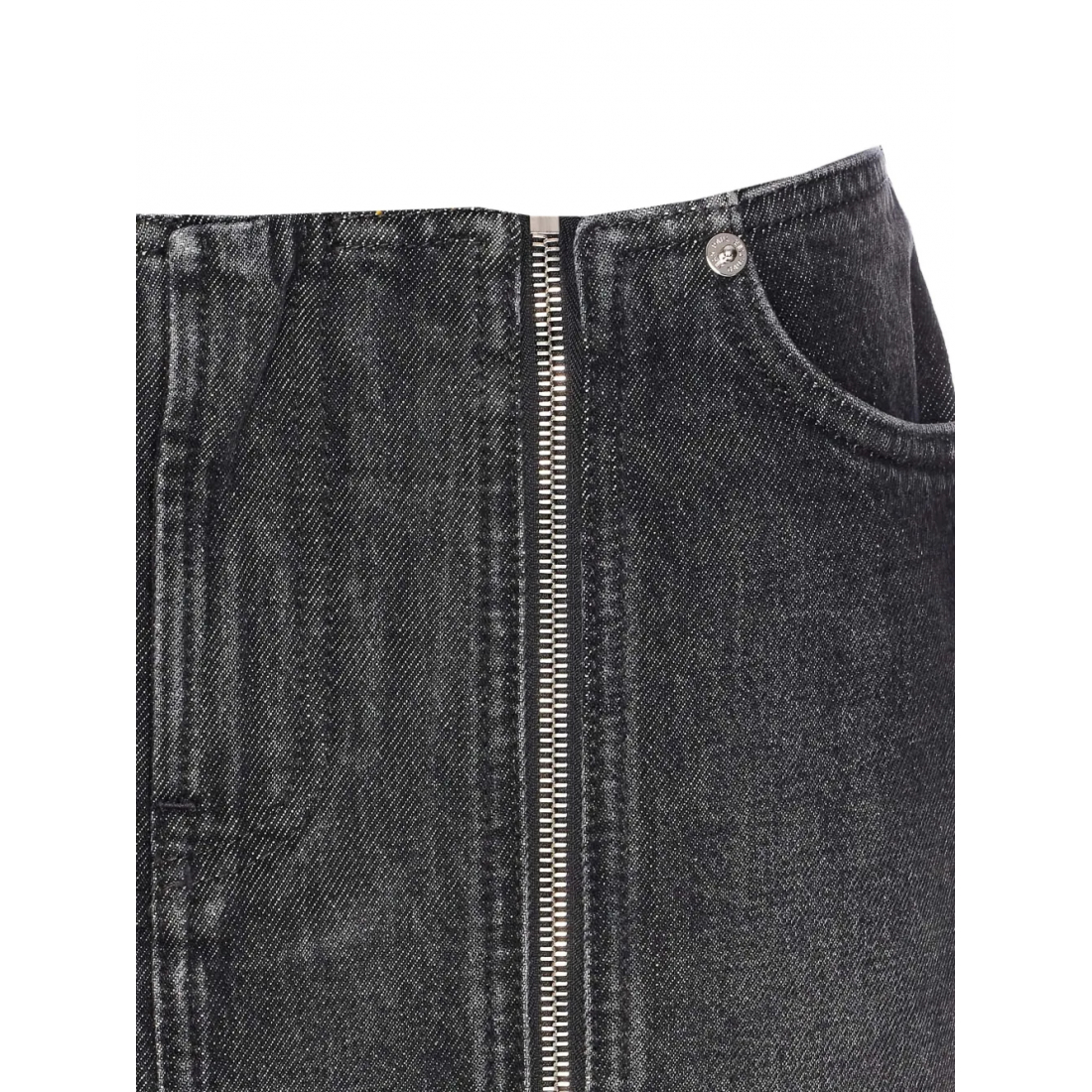 Women's 'Zip-Front Pocket' Mini Skirt