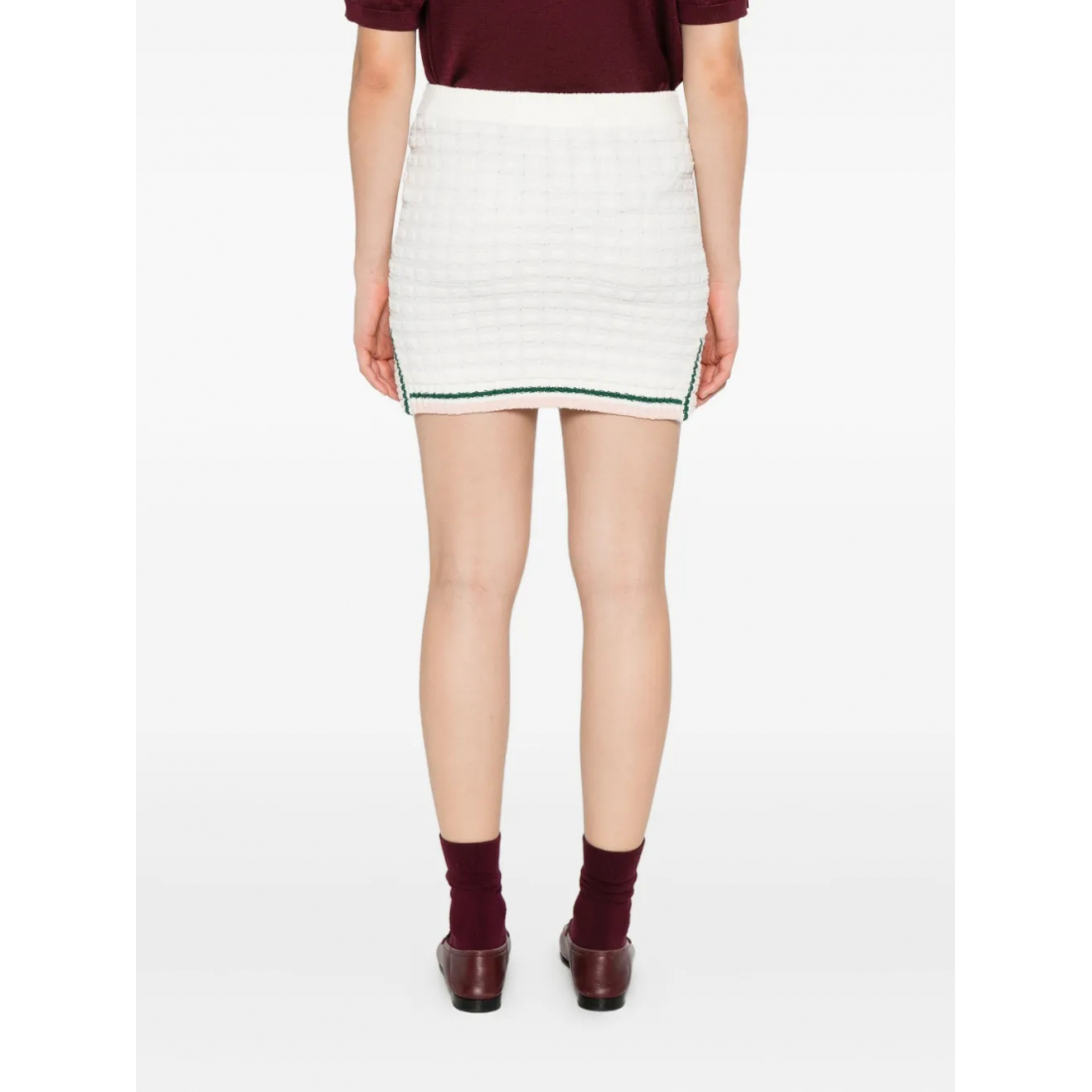 Women's 'Striped-Trim' Mini Skirt