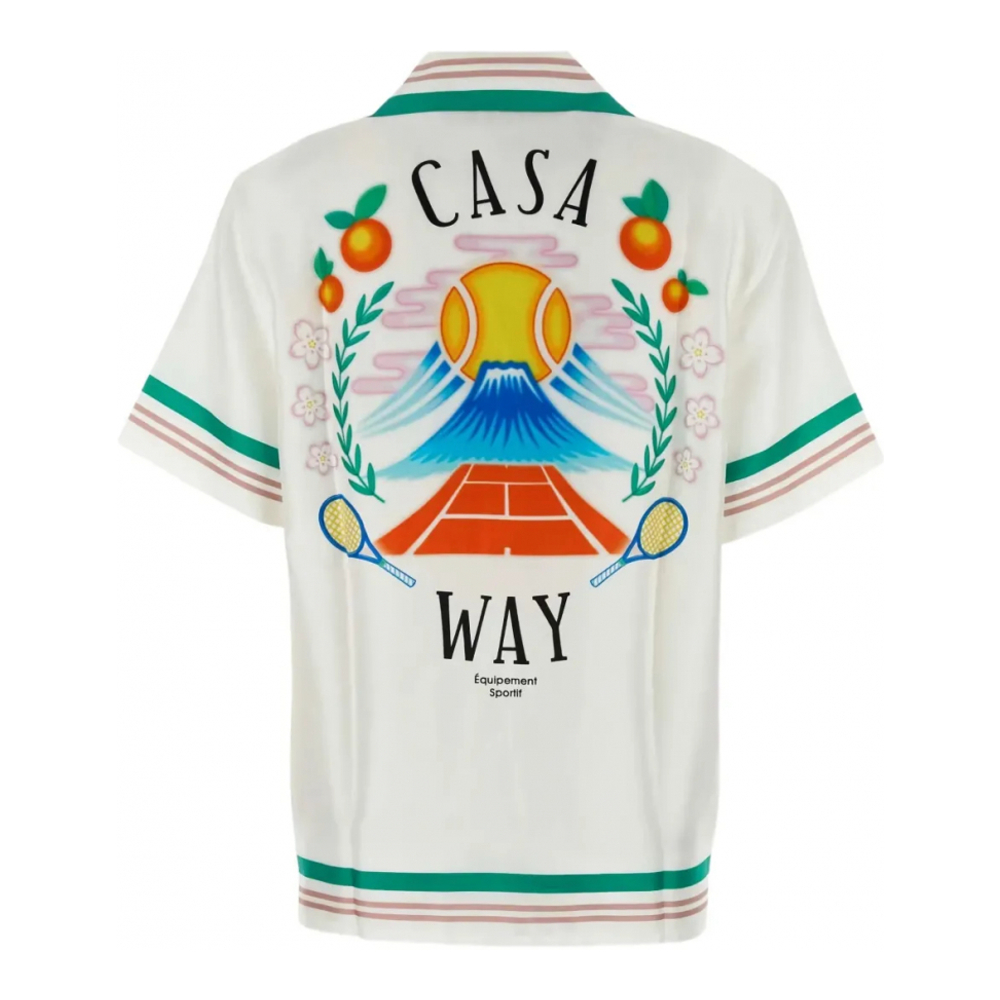 Chemise 'Gradient-Effect Heart-Monogram' pour Femmes