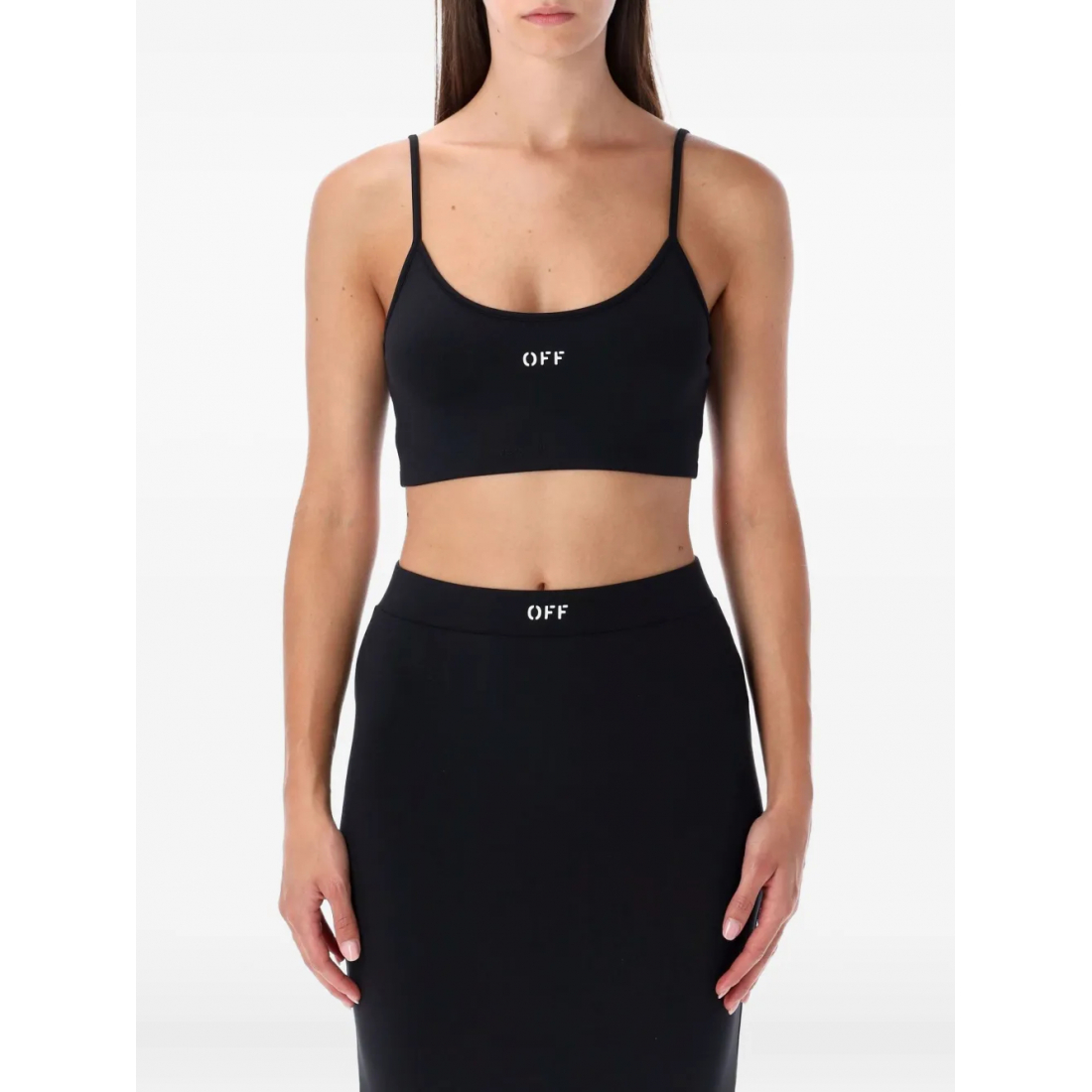 Crop Top 'Sleek Spaghetti-Strap' pour Femmes