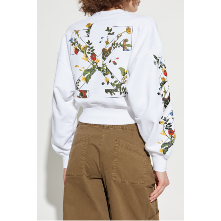 Sweatshirt 'Floral-Print Crew-Neck' pour Femmes