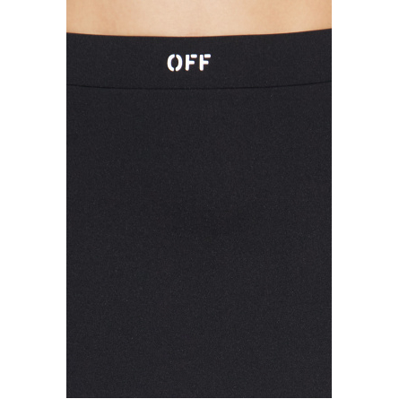 Jupe Midi 'Logo-Waistband' pour Femmes