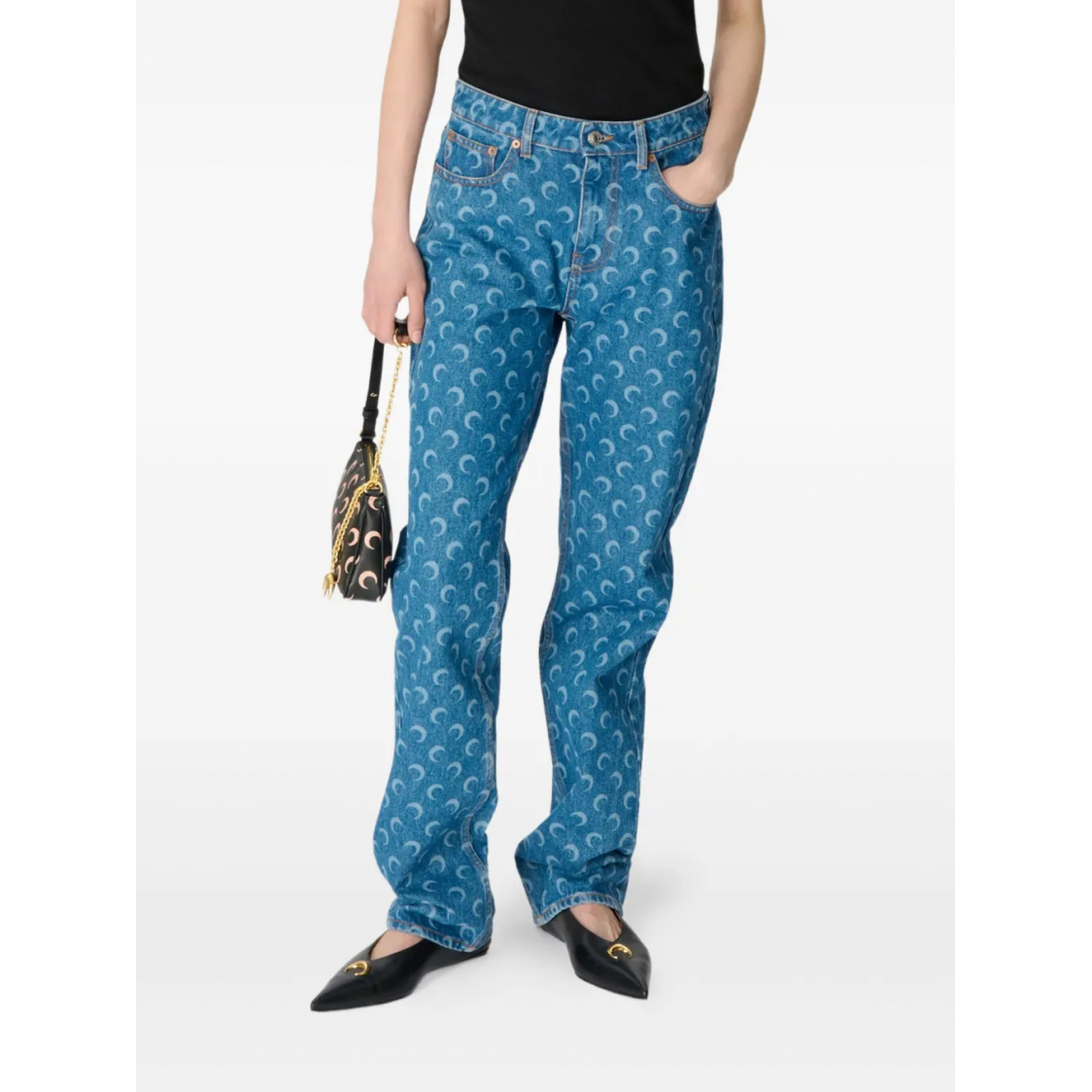 Jeans 'Moon Laser Straight' pour Femmes