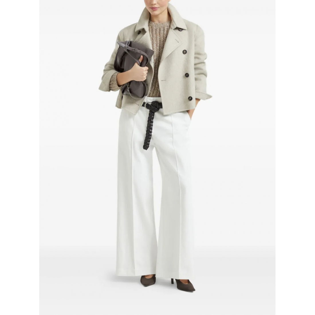 Caban 'Brushed-Finish' pour Femmes