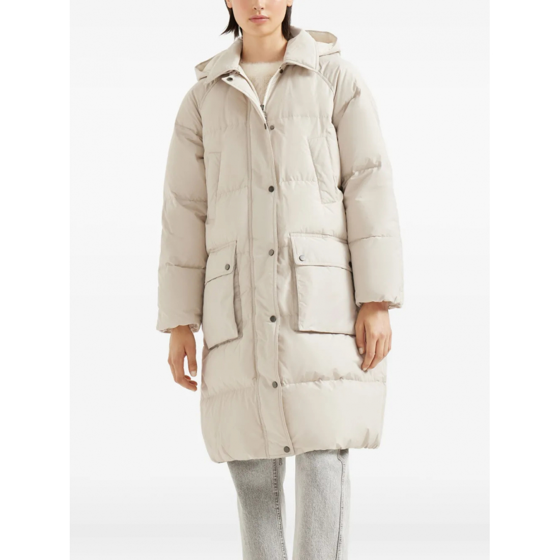 Doudoune en plumes 'Shiny Zipper Pull' pour Femmes