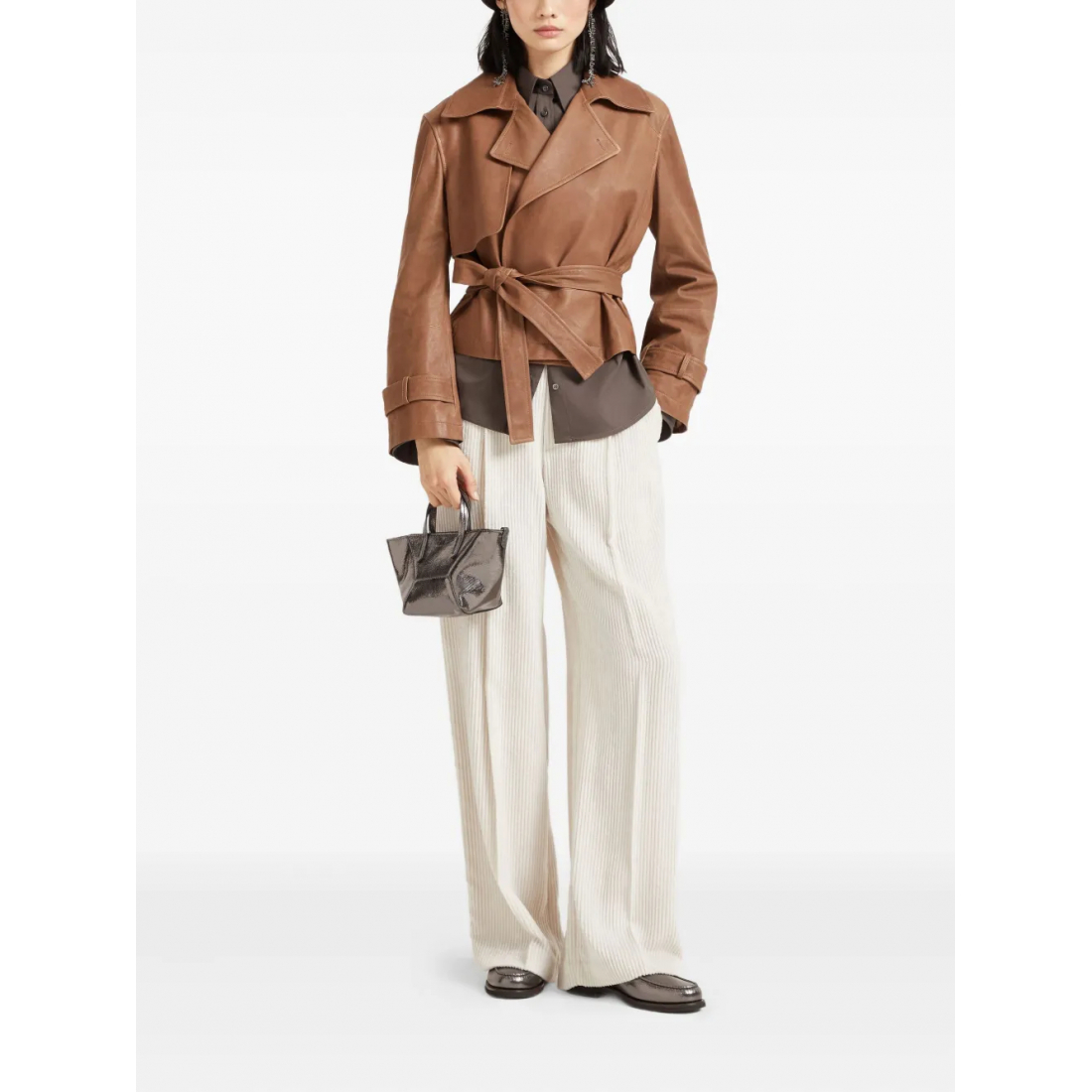 Trench 'Crop' pour Femmes